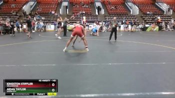 145 lbs Cons. Round 8 - Kingston Stiffler, Williamston vs Aidan Taylor, Union City