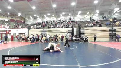 115-126 lbs Quarterfinal - Sam Crothers, Chesterton WC vs Colton Beery, MXW