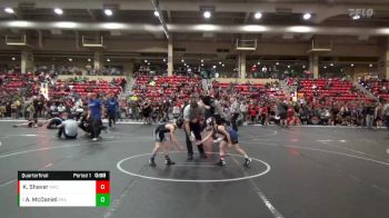 67 lbs Quarterfinal - Anthony McDaniel, Brawlers vs Kael Shaver, Andover Wrestling Club