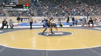 190 lbs Champ. Round 2 - Daniel Switzer, Harrison County vs DJ Wilson, Paducah Tilghman