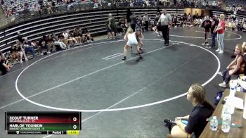 73 lbs Round 3 (4 Team) - Scout Turner, Oklahoma Elite vs Harloe Younkin, Kansas Lavender Gecko