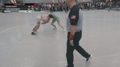 126 lbs Quarters - Scout Scott, Team Idaho vs Finn McDermott, Callan
