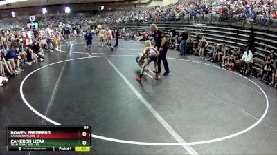 65 lbs Quarterfinals (8 Team) - Bowen Freisberg, Kansas Rattlers vs Cameron Lizak, Team Texas Red