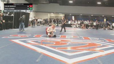 138 lbs Round Of 16 - Calan Manley, OK vs Dale Corbin, PA