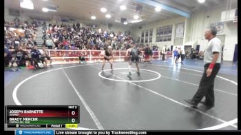 113 lbs Champ. Round 2 - Joseph Barnette, Downey vs Brady Mercer, Corona Del Mar