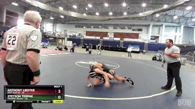 110 lbs Semifinals (4 Team) - Stetson Terpak, Minisink Valley vs Anthony Liedtke, East Islip HS
