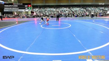 55 lbs Consi Of 8 #2 - Penelope Flores, Cory Clark Wrestling vs Emmaline Bedolla, Scotsmen Wrestling Club