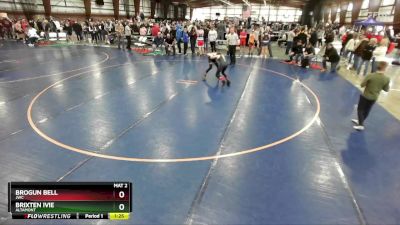 90 lbs Quarterfinal - Brixten Ivie, Altamont vs Brogun Bell, JWC