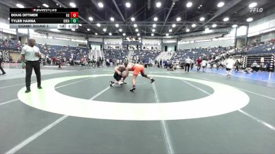 184 lbs Champ. Round 2 - Tyler Hanna, Southeastern vs Doug Dittmer, Georgetown (KY)