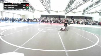 48-B lbs Quarterfinal - Christian DaQuisto, Yale Street vs Luca Simeone, Wantagh