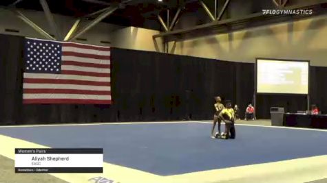 Aliyah Shepherd - Women's Pairs, EAGC - 2021 USA Gymnastics Championships