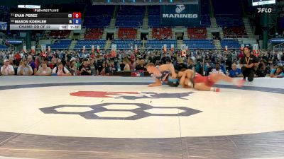 215 lbs Champ. Rd Of 32 - Evan Perez, CO vs Mason Koehler, IA