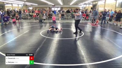 M 58 lbs Semifinal - Jeffrey Swanick, Hawley vs Joseph Relyea, Syracuse