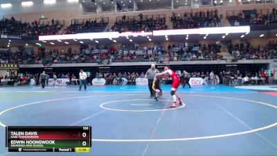 135 lbs Cons. Round 1 - Edwin Noongwook, Savoonga High School vs Talen Davis, Kake Thunderbirds