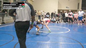 75 lbs Rr Rnd 3 - McKenzie Harshman, NewWhale Pink - Girls vs Beylau Konte, MGW Black Widows - Girls