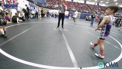 52 lbs Consi Of 4 - Xayden Phillips, Chickasha Youth Wrestling vs Gabriel Ortega, CacheWrestlingClub