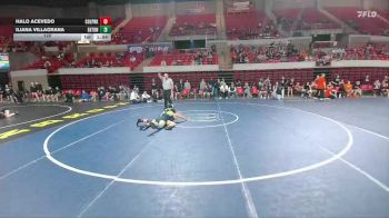 120 lbs Round 4 - 3rd Wb (16 Team) - Halo Acevedo, Conroe Woodlands College Park vs Iliana Villagrana, Northwest Eaton