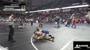 92 lbs Champ. Round 1 - Isaac Schmidt, Brawlers vs Kashton Broeckelman, Great Bend