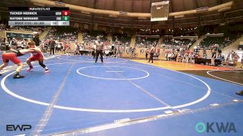 90 lbs Quarterfinal - Tucker Hedrick, Grunts Wrestling vs Rayden Wishard, Claremore Wrestling Club