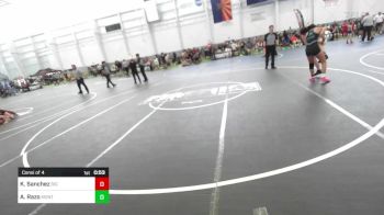 109 lbs Consi Of 4 - Kali Sanchez, Big Bear Grapplers vs Andrea Razo, Montclair