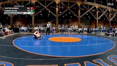 126 lbs Quarters & 1st Wb (16 Team) - Landon Taylor, Pierce County HS vs Clayton Womble, Pike County