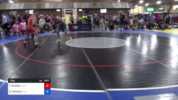 78 kg Quarters - Ted Bristol, Team Temecula /Pin Club vs Dmitrii Petaikin, Chicago Wrestling Club