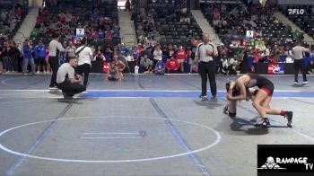 119 lbs 3rd Place Match - Briley Cannon, Council Grove vs Alayna McCarty, Jayhawk Wrestling