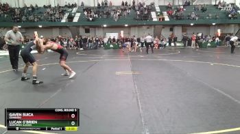 141 lbs Cons. Round 5 - Gaven Suica, Edinboro vs Lucan O`Brien, Northern Illinois