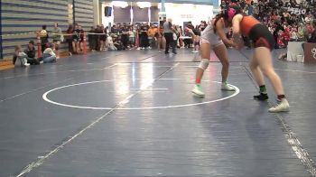 130 lbs 3rd Place Match - Kahli Brown, Post Falls High School vs Zuri Tavarez, South Fremont