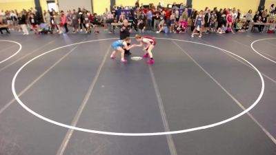 130 lbs Champ. Round 1 - Hailey Ford, ND vs Emry Wallace, MN