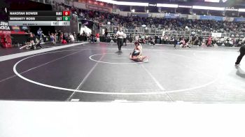 145 lbs Rr Rnd 3 - Nakotah Bower, Rams WC vs Serenity Ross, East Kansas Eagles