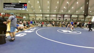 16U Boys GR - 113 lbs Champ. Round 2 - Tristan George, CO vs Blake Mauch, UT