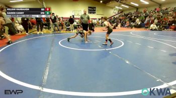 64 lbs Consi Of 8 #2 - Killian Harbaugh, HURRICANE WRESTLING ACADEMY vs Kaiden Candy, Sperry Wrestling Club