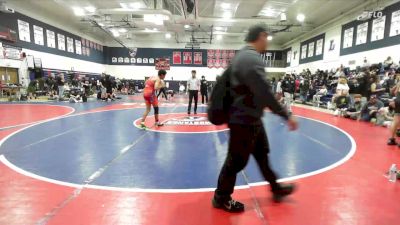 128 lbs Cons. Round 5 - Evan Villagran, Centennial Corona vs Logan Arenas, Lancers WC