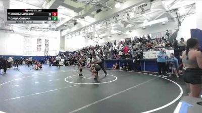 115 lbs Champ. Round 1 - Jaelean Alvarez, Sierra Vista vs Dania Orduna, Santa Monica