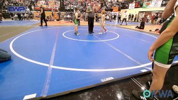 64 lbs Quarterfinal - Hayden Wenetshlager, Salina Wrestling Club vs Stetson Andrews, Gore Pirates Youth Wrestling