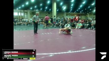 120 lbs Round 3 (6 Team) - Joshua Waring, PWC vs Michael Madda, Level Up