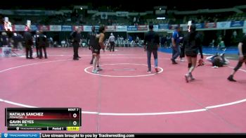 113 lbs Finals (8 Team) - Gavin Reyes, Kingsfork vs Natalia Sanchez, Powhatan