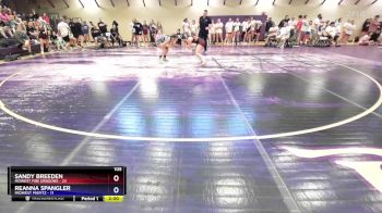 105 lbs Round 1 (10 Team) - Sandy Breeden, MoWest Fire Dragons vs Reanna Spangler, Midwest Misfitz