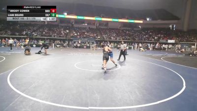 D 1 175 lbs Champ. Round 1 - Liam Beard, Sulphur vs Brody Cowen, Baton Rouge