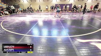 115 lbs Round 3 (10 Team) - Laken Little, Midwest Misfitz vs Allie Duken, Husky WC Navy