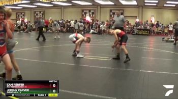 85 lbs Round 4 (6 Team) - Jeremy Carver, SVRWC Gold vs Cam Renfer, Mat Assassins Red