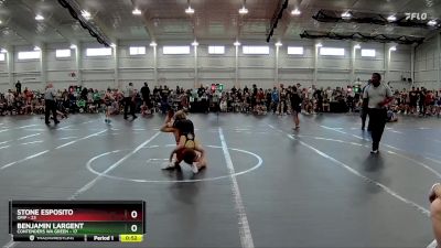 68 lbs Finals (2 Team) - Benjamin Largent, Contenders WA Green vs Stone Esposito, OMP