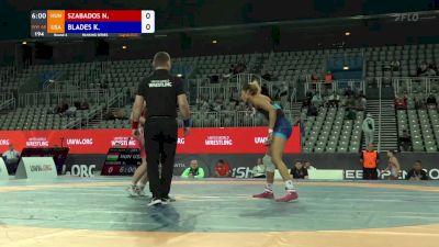 68 kg Round 4 - Kennedy Blades, USA vs Noemi Szabados, HUN