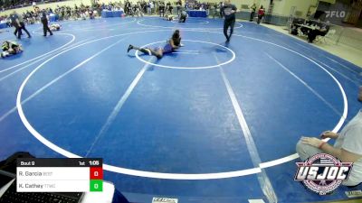 110 lbs Round Of 16 - Rachel Garcia, Best Trained Wrestling vs KiMorah Cathey, Team Tulsa Wrestling Club