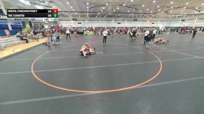 165 lbs Quarterfinal - Nikita Chechkovsky, Unattached vs Vic Cusatis, Unattached