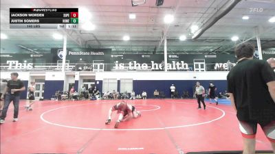 140 lbs Semifinal - Jackson Worden, Superior Black - HSC vs Justin Somers, Homegrown White - HSC