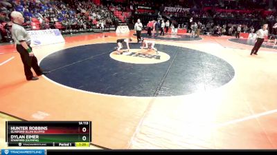 1A 113 lbs Cons. Round 3 - Hunter Robbins, Glasford (Illini Bluffs) vs Dylan Eimer, Stanford (Olympia)