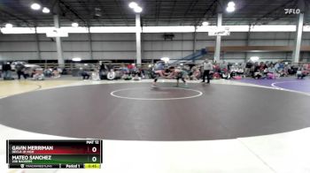 115 lbs Cons. Round 4 - Gavin Merriman, Declo Jr High vs Mateo Sanchez, 208 Badgers