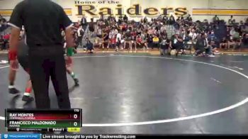 170 lbs Champ. Round 1 - Francisco Maldonado, Mayfair vs Ray Montes, Centennial/Corona